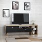 TV staliukas Kalune Design 382(III), 150 cm, juodas/rudas цена и информация | TV staliukai | pigu.lt