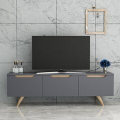 TV staliukas Kalune Design 382(IV), 150 cm, pilkas kaina ir informacija | TV staliukai | pigu.lt
