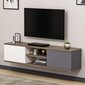 TV staliukas Kalune Design 382(II), 160 cm, pilkas/baltas цена и информация | TV staliukai | pigu.lt