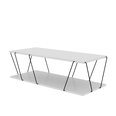 Кофейный столик Kalune Design 854, белый/черный