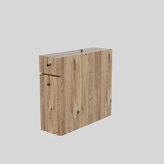 Шкафчик для ванной комнаты Kalune Design 854, светло-коричневый цена и информация | Шкафчики для ванной | pigu.lt