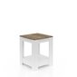 Kavos staliukas Kalune Design 598, baltas/rudas kaina ir informacija | Kavos staliukai | pigu.lt