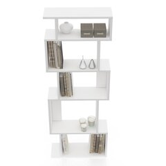 Напольный стеллаж Kalune Design Bookshelf 598, 60 см, белый цена и информация | Полки | pigu.lt
