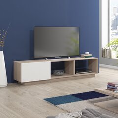 TV staliukas Kalune Design 598(II), 180 cm, baltas/smėlio spalvos kaina ir informacija | TV staliukai | pigu.lt