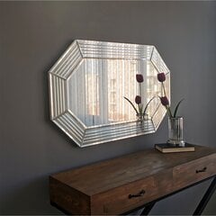 Зеркало Kalune Design 2179, серебристое цена и информация | Зеркала | pigu.lt