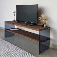 ТВ столик Kalune Design 552, 120 см, коричневый цена и информация |  Тумбы под телевизор | pigu.lt