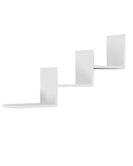 Подвесная полка Kalune Design Wall Shelf 835(IV), 60 см, белая цена и информация | Полки | pigu.lt