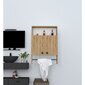 Vonios spintelė Kalune Design 835(I), ruda kaina ir informacija | Vonios spintelės | pigu.lt