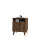Naktinis staliukas Kalune Design 835, 52 cm, tamsiai rudas kaina ir informacija | Spintelės prie lovos | pigu.lt