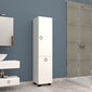 Pastatoma vonios spintelė Kalune Design 835, balta kaina ir informacija | Vonios spintelės | pigu.lt