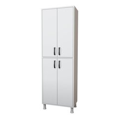 Шкаф Kalune Design 893, 191 см, белый цена и информация | Шкафы | pigu.lt