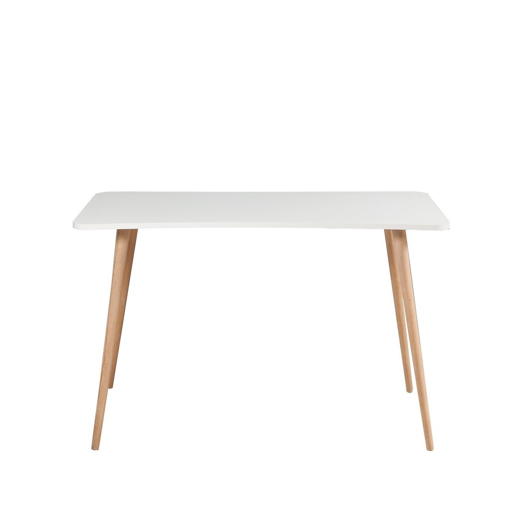 Rašomasis stalas Kalune Design 869 (II), baltas/šviesiai rudas kaina ir informacija | Kompiuteriniai, rašomieji stalai | pigu.lt