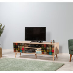 ТВ столик Kalune Design 863(I), разноцветный/дуб цена и информация | Тумбы под телевизор | pigu.lt