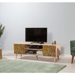 TV staliukas Kalune Design 863(I), ąžuolo spalvos/geltona kaina ir informacija | TV staliukai | pigu.lt