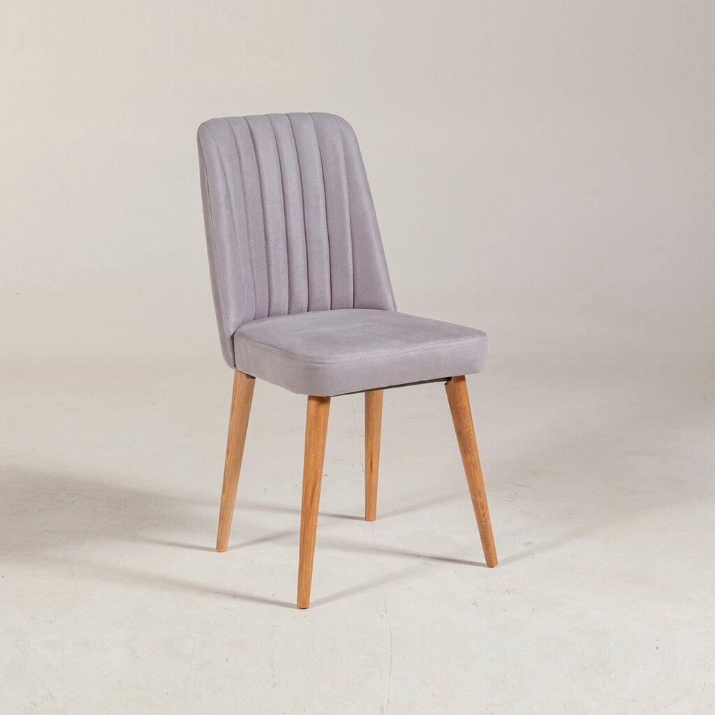 Valgomojo kėdė Kalune Design 869, šviesiai pilka цена и информация | Virtuvės ir valgomojo kėdės | pigu.lt