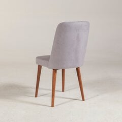 Valgomojo kėdė Kalune Design 869, ruda/šviesiai pilka kaina ir informacija | Virtuvės ir valgomojo kėdės | pigu.lt