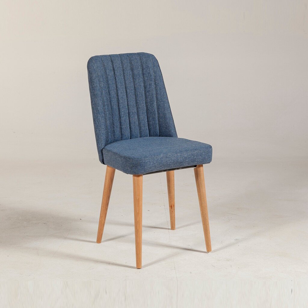 Valgomojo kėdė Kalune Design 869, mėlyna kaina ir informacija | Virtuvės ir valgomojo kėdės | pigu.lt