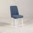 Valgomojo kėdė Kalune Design 869, balta/mėlyna
