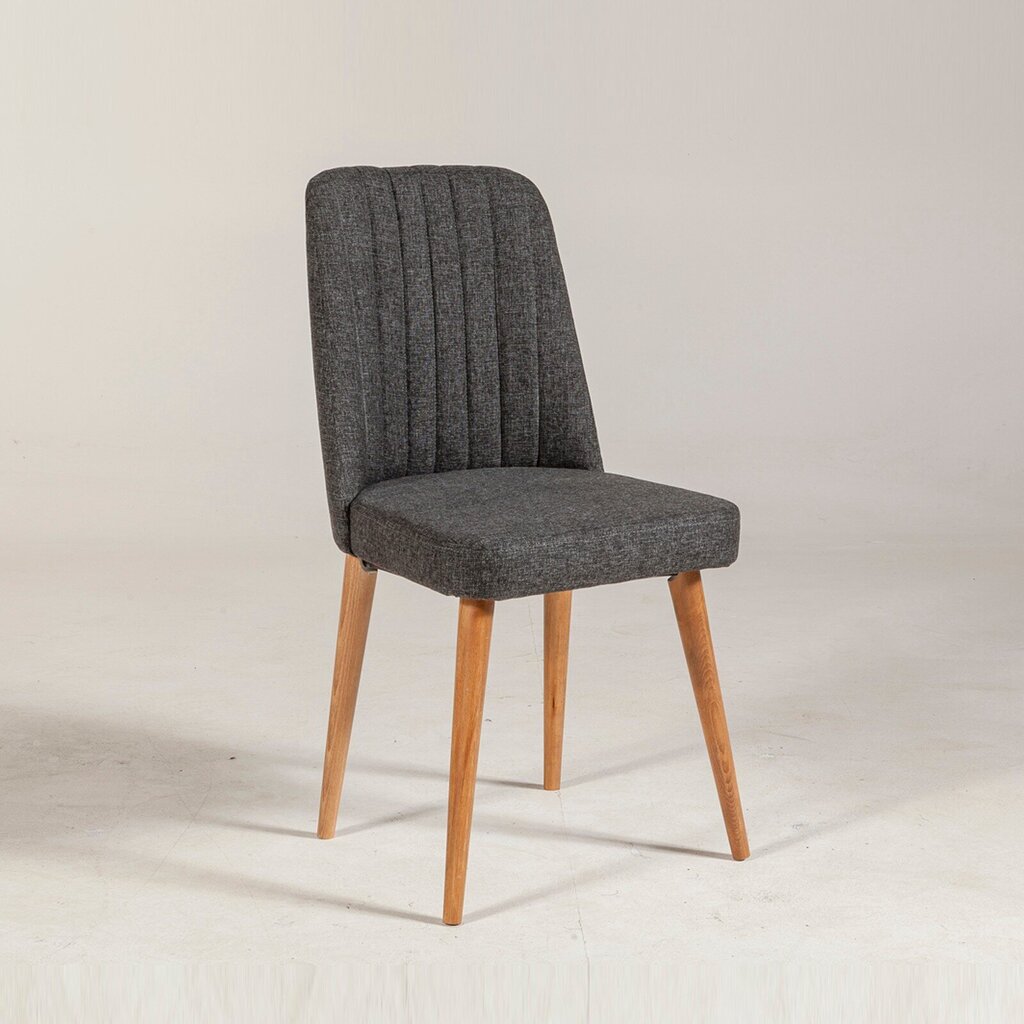 Valgomojo kėdė Kalune Design 869, pilka kaina ir informacija | Virtuvės ir valgomojo kėdės | pigu.lt