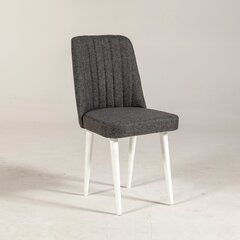 Обеденный стул Kalune Design 869, белый/серый цена и информация | Стулья для кухни и столовой | pigu.lt