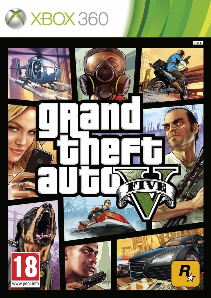 Grand Theft Auto V, Xbox 360 kaina ir informacija | Kompiuteriniai žaidimai | pigu.lt