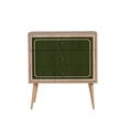 Komoda Kalune Design Dresser 3439, ąžuolo spalvos/žalia