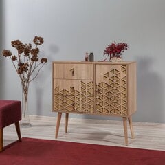 Komoda Kalune Design Dresser 3440, ąžuolo spalvos kaina ir informacija | Komodos | pigu.lt