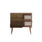 Komoda Kalune Design Dresser 3444, ąžuolo spalvos/ruda kaina ir informacija | Komodos | pigu.lt