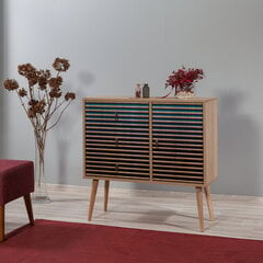 Комод Kalune Design Dresser 3446, цвета дуба/синий цена и информация | Комоды | pigu.lt