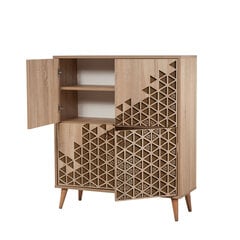 Шкафчик Kalune Design 863 (I), 111 см, цвета дуба цена и информация | Шкафчики в гостиную | pigu.lt