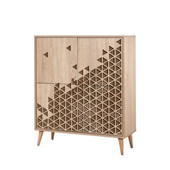 Шкафчик Kalune Design 863 (I), 111 см, цвета дуба цена и информация | Шкафчики в гостиную | pigu.lt