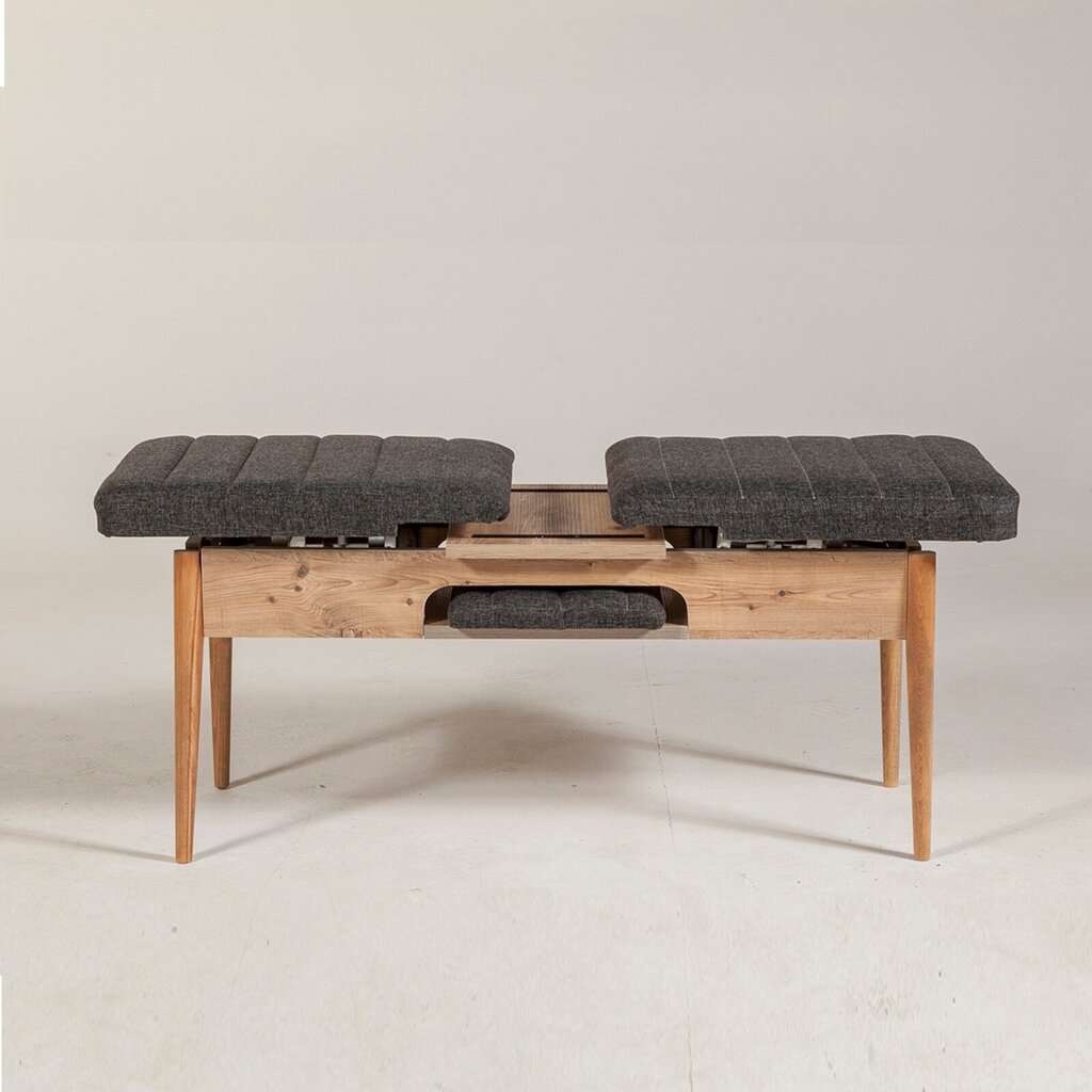 Suolas Kalune Design 869(I), pilkas/smėlio spalvos kaina ir informacija | Virtuvės ir valgomojo kėdės | pigu.lt