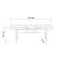 Suolas Kalune Design 869(I), baltas/pilkas kaina ir informacija | Virtuvės ir valgomojo kėdės | pigu.lt