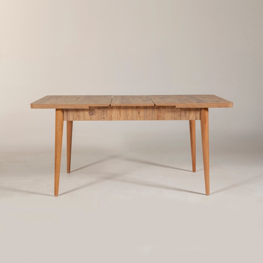 Išskleidžiamas stalas Kalune Design 869, rudas цена и информация | Virtuvės ir valgomojo stalai, staliukai | pigu.lt