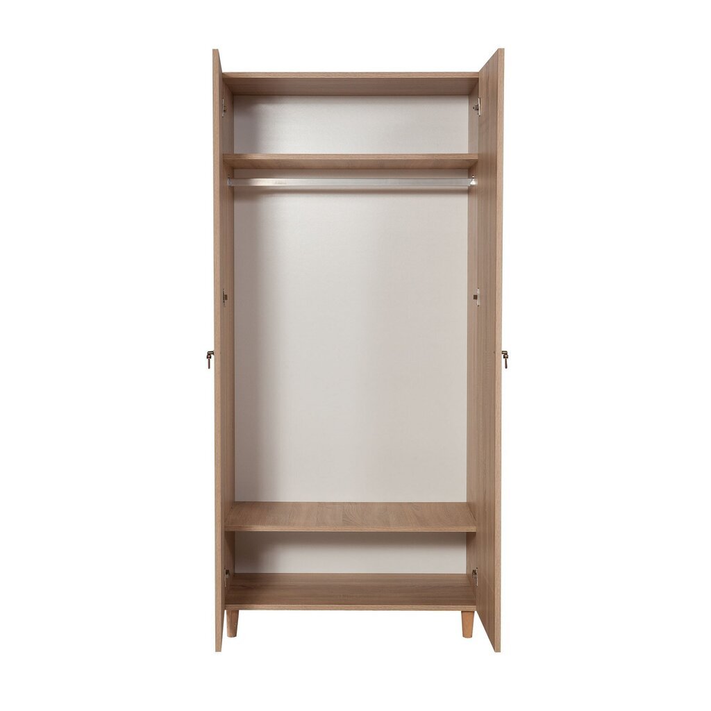 Spinta Kalune Design Wardrobe 863 (I), 90 cm, ąžuolo spalvos/geltona kaina ir informacija | Spintos | pigu.lt