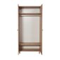 Spinta Kalune Design Wardrobe 863 (I), 90 cm, ąžuolo spalvos/geltona kaina ir informacija | Spintos | pigu.lt