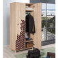 Spinta Kalune Design Wardrobe 869 (IV), 90 cm, ruda/ąžuolo spalvos kaina ir informacija | Spintos | pigu.lt