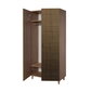 Spinta Kalune Design Wardrobe 869 (IV), 90 cm, ąžuolo spalvos/geltona kaina ir informacija | Spintos | pigu.lt