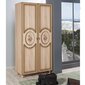 Spinta Kalune Design Wardrobe 863 (I), 90 cm, ąžuolo spalvos/tamsiai ruda kaina ir informacija | Spintos | pigu.lt