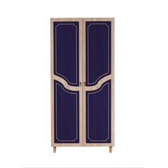 Шкаф Kalune Design Wardrobe 869 (IV), 90 см, темно-синий/дуб цена и информация | Шкафы | pigu.lt