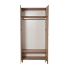 Шкаф Kalune Design Wardrobe 869 (IV), 90 см, дуб/красный цена и информация | Шкафы | pigu.lt