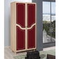 Spinta Kalune Design Wardrobe 869 (IV), 90 cm, ąžuolo spalvos/raudona kaina ir informacija | Spintos | pigu.lt