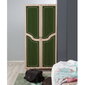Spinta Kalune Design Wardrobe 869 (IV), 90 cm, ąžuolo spalvos/tamsiai žalia kaina ir informacija | Spintos | pigu.lt