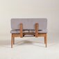 Suolas Kalune Design 869, rudas/šviesiai pilkas цена и информация | Virtuvės ir valgomojo kėdės | pigu.lt