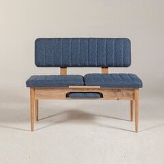 Suolas Kalune Design 869, mėlynas/smėlio spalvos kaina ir informacija | Virtuvės ir valgomojo kėdės | pigu.lt