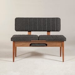 Suolas Kalune Design 869, rudas/pilkas kaina ir informacija | Virtuvės ir valgomojo kėdės | pigu.lt