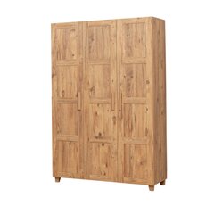 Шкаф Kalune Design Wardrobe 869 (III), 120 см, светло-коричневый цена и информация | Шкафы | pigu.lt