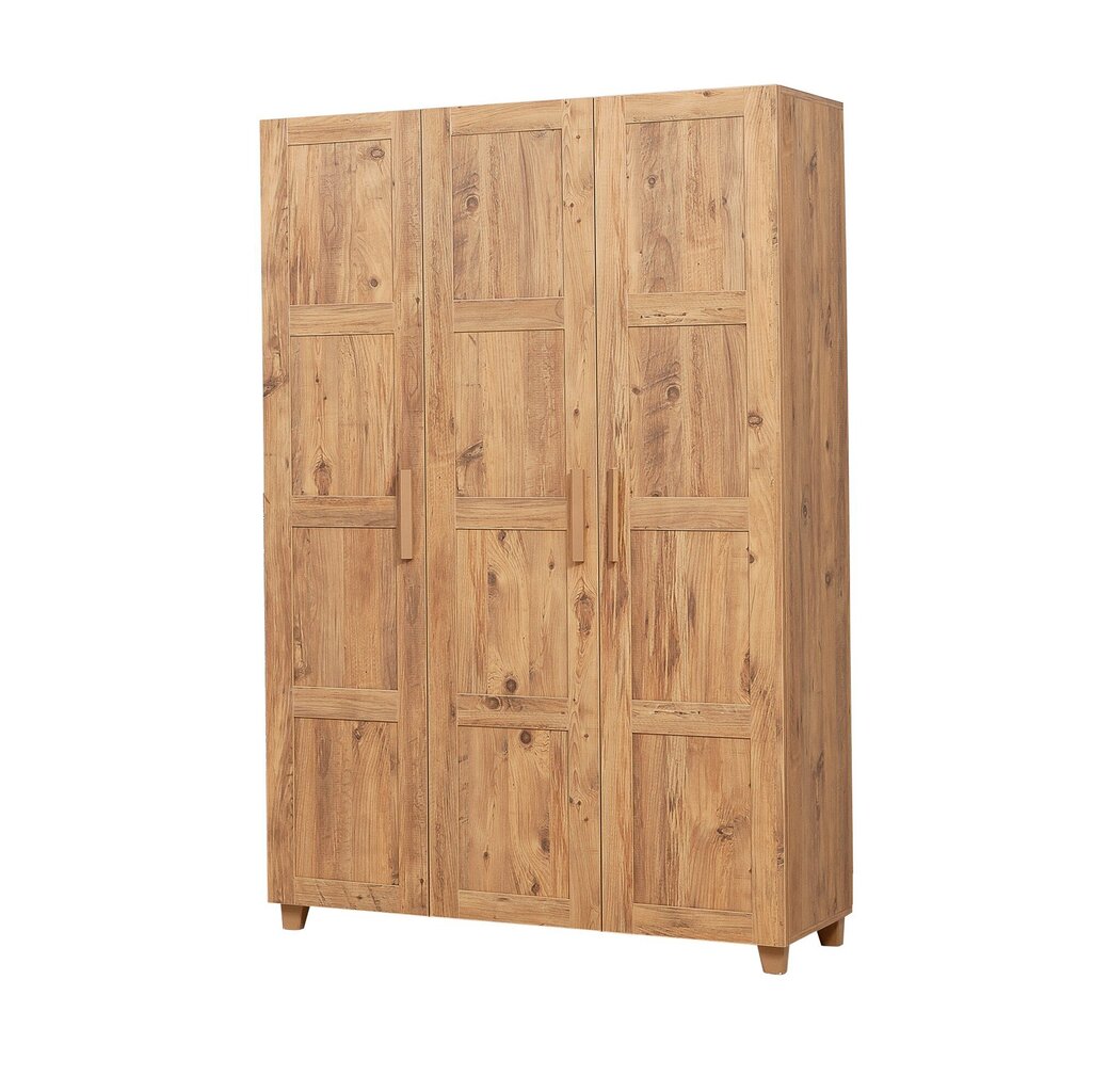 Spinta Kalune Design Wardrobe 869 (III), 120 cm, šviesiai ruda kaina ir informacija | Spintos | pigu.lt