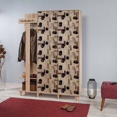 Комплект мебели для прихожей Kalune Design 869(VI), коричневый/дуб цена и информация | Комплекты в прихожую | pigu.lt