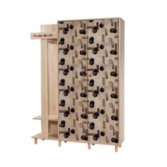 Комплект мебели для прихожей Kalune Design 869(VI), коричневый/дуб цена и информация | Комплекты в прихожую | pigu.lt